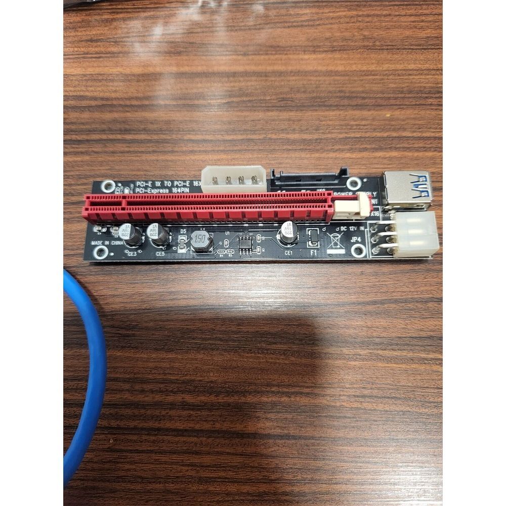 NEW Ubit PCI-E Riser Adapter Card + USB‎ 3.0 Cable -- crypto mining - Picture 6 of 8